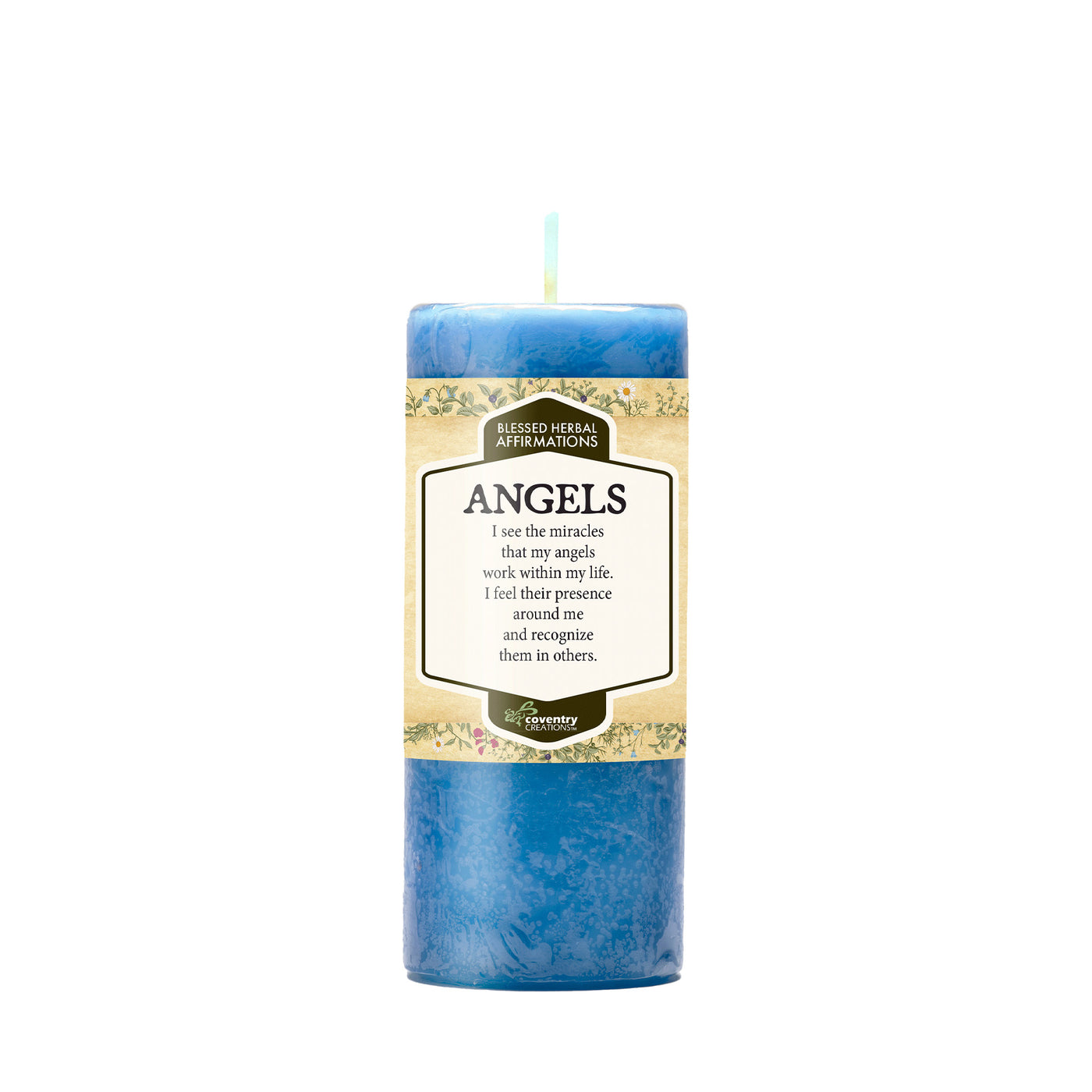 Coventry Creations Affirmation Angel Sky Blue candle