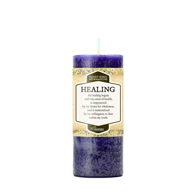 Coventry Creations Affirmation Healing Purple candle