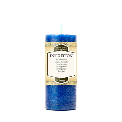Coventry Creations Affirmation Intuition Brilliant Blue candle