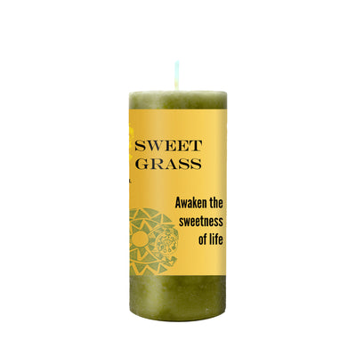 World Magic Sweet Grass - 2x4 Candle