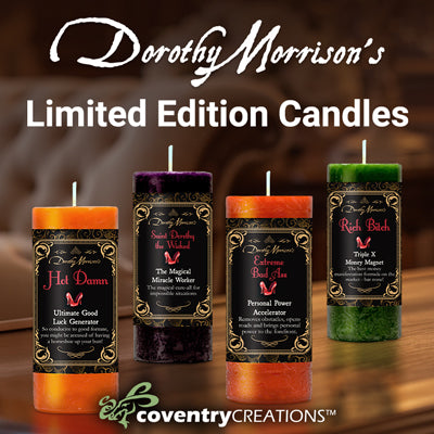 Dorothy Morrison's Limited Edition Wicked Witch Mojo Candles