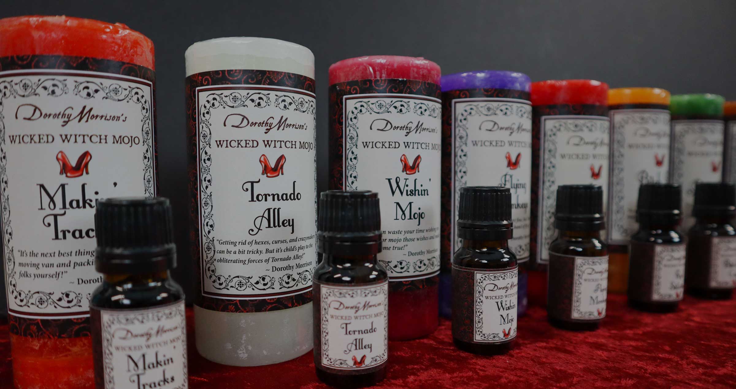 Coventry Creations and Dorothy Morrison’s Wicked Witch Mojo Candles and Oils