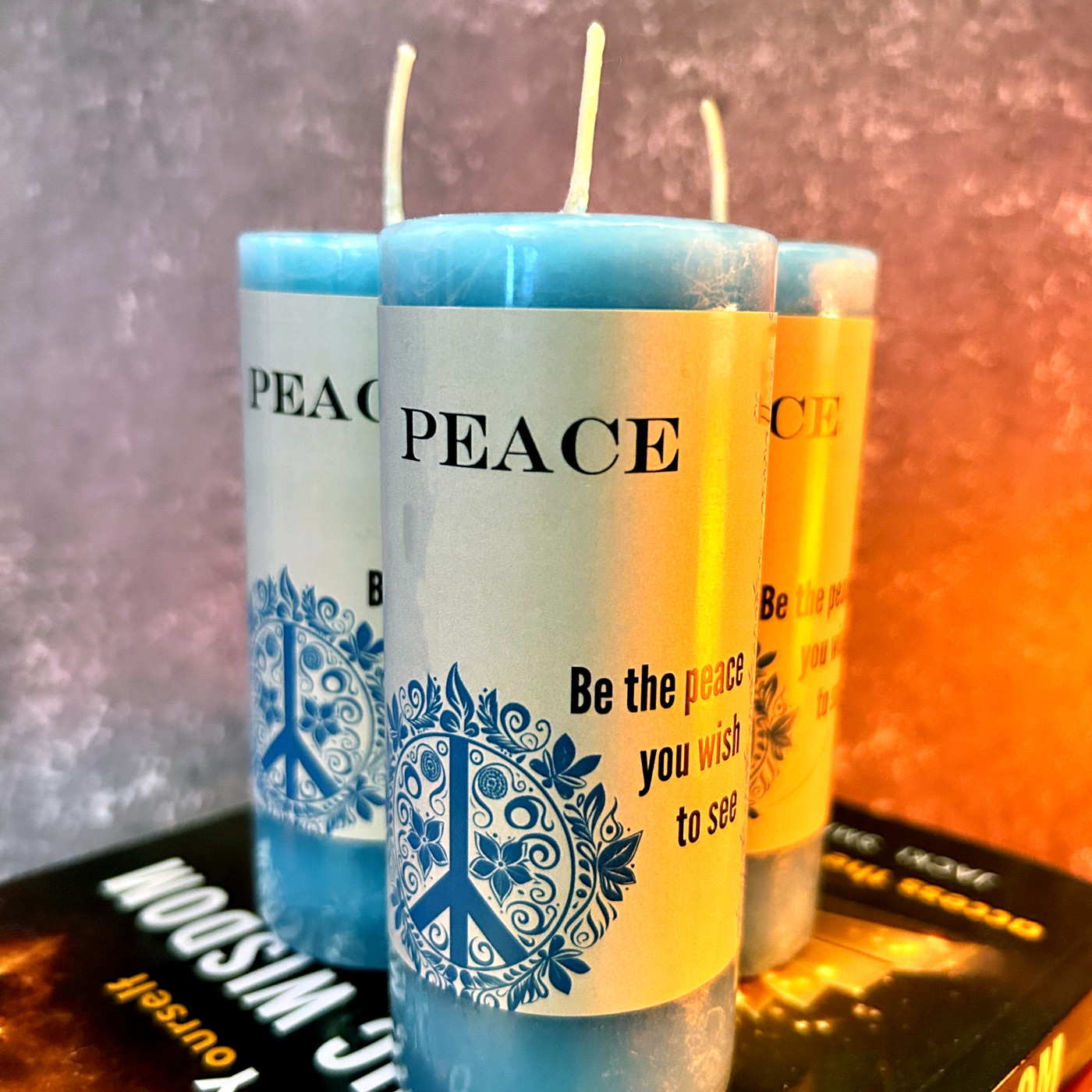 World Magic Peace Candle - 2x4