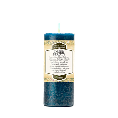 Coventry Creations Affirmation Inner Beauty Deep Aqua candle