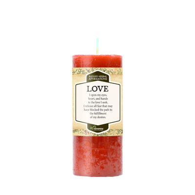 Coventry Creations Affirmation Love Red candle