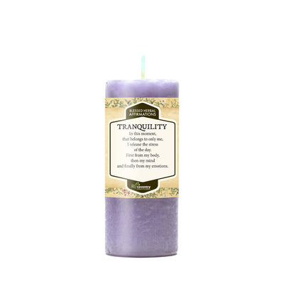 Coventry Creations Affirmation Tranquility Light Purple candle