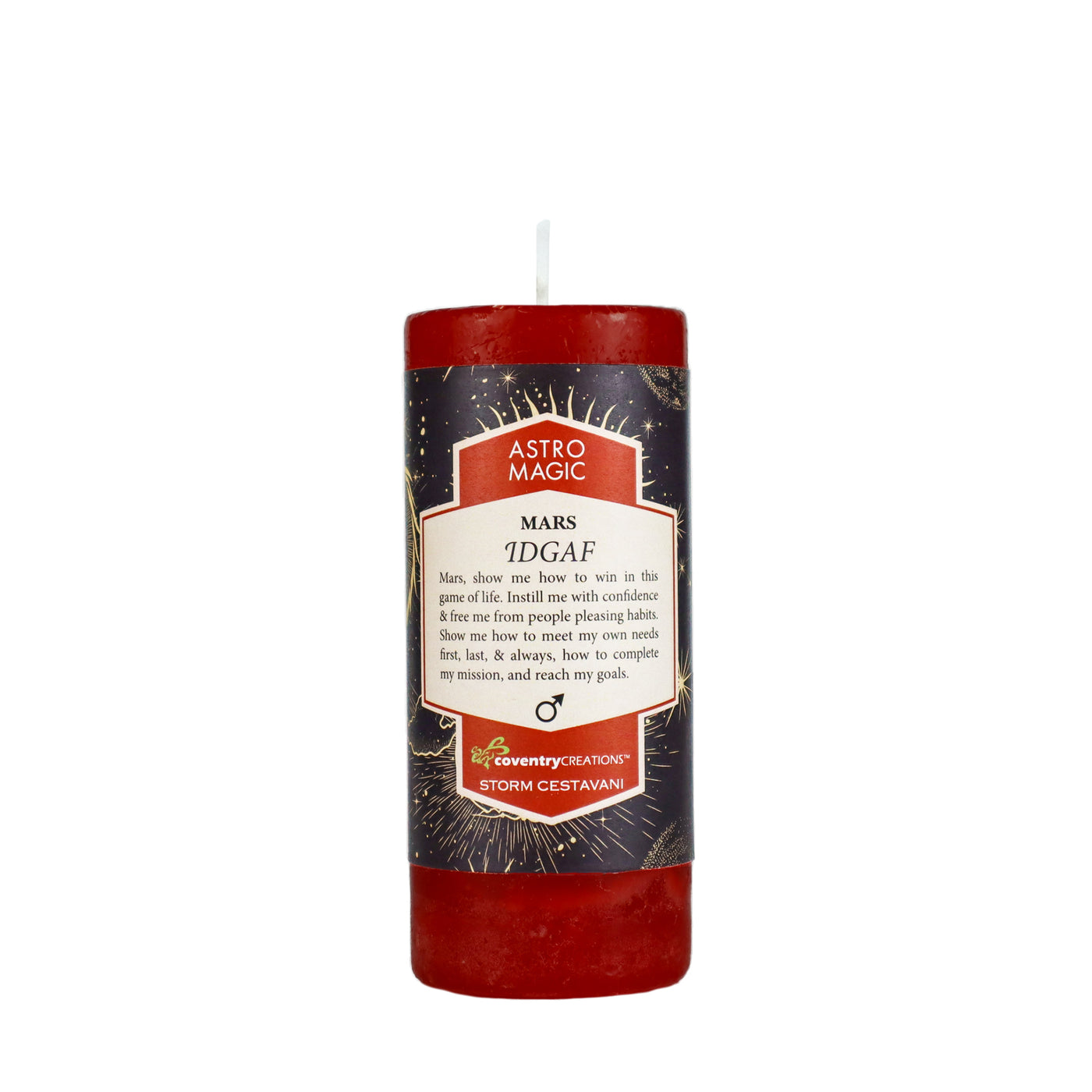 Coventry Creations Astro Magic Mars- IDGAF Red candle 
