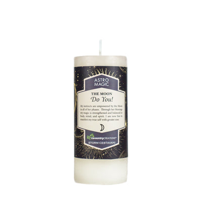 Coventry Creations Astro Magic The Moon- Do You White candle