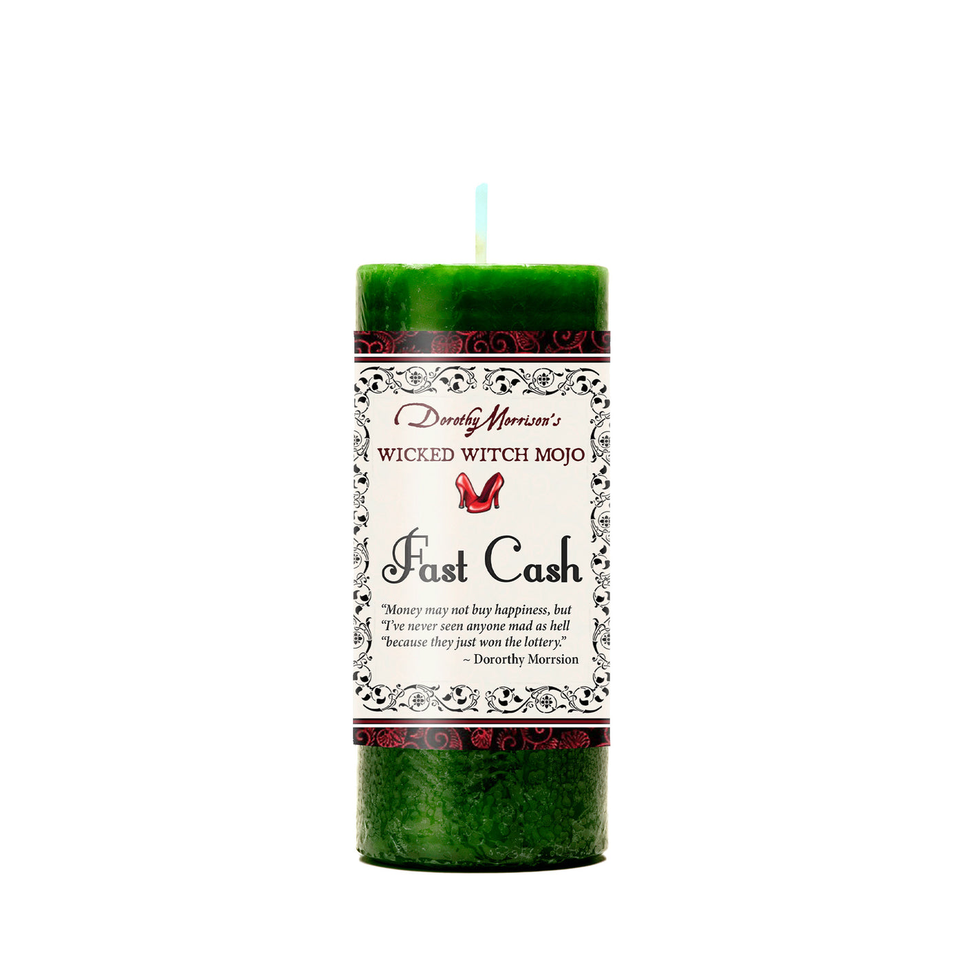 Coventry Creations and Dorothy Morrison’s Wicked Witch Mojo Fast Cash Green Candle
