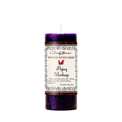 Coventry Creations and Dorothy Morrison’s Wicked Witch Mojo Flying Monkeys Purple Candle