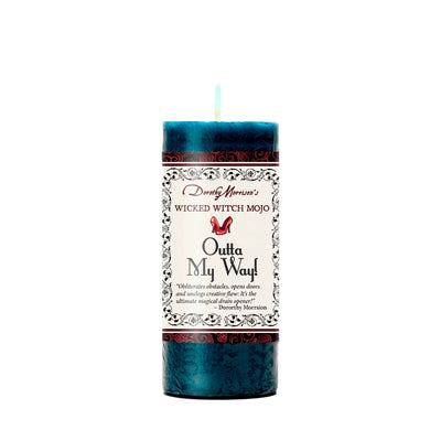 Coventry Creations and Dorothy Morrison’s Wicked Witch Mojo Outta My Way Teal Candle