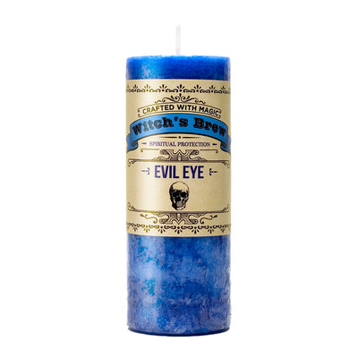 Coventry Creations Witch’s Brew Evil Eye Brilliant Blue Candle 