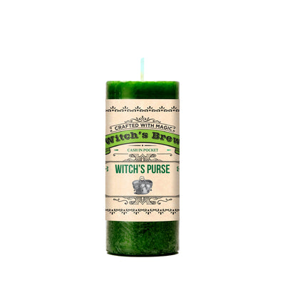 Coventry Creations Witch’s Brew Witch’s Purse Prosperous Green Candle